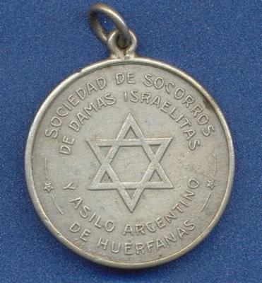 Medal Commemorating the Construction in 1924 of a Building by the Argentinian Society for Helping Jewish Women and Asylum for Female Orphans

