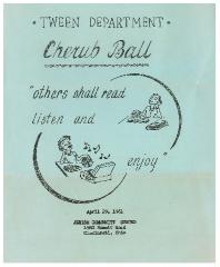 Jewish Community Center (Cincinnati, Ohio) "Cherub Ball" - 1961
