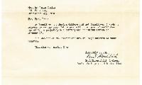 Letter to Benjamin Dombar from the Cincinnati (Ohio) Bureau of Jewish Education - 1952