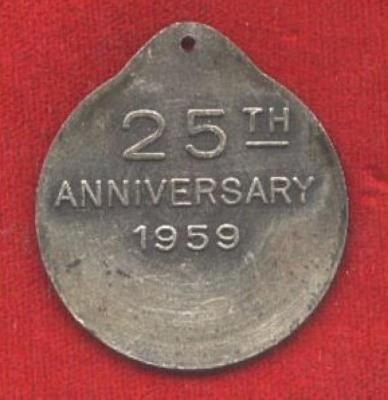 Jewish General Hospital (Montreal, Canada) 1959 25th Anniversary Medallion 