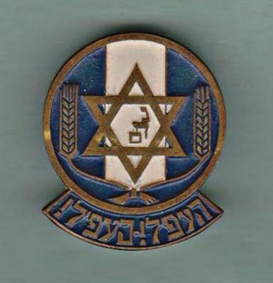 Pin for Jewish Youth Movement Founded in Europe After the Holocaust