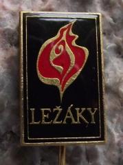 Lezaky Commemoration Pin #5 - Commemorating the Destruction of the Village of Lezaky by the Occupying German Forces During World War II