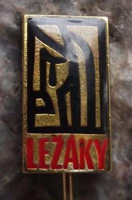 Title: Lezaky Commemoration Pin #7 - Commemorating the Destruction of the Village of Lezaky by the Occupying German Forces During World War II