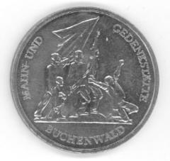 Buchenwald East German 1972 10 Mark Coin