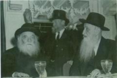 Rabbi Silver w Reb Avraham Kalmanowitz (RY Mir) and Rav Aharon Kotler (RY Lakewood)