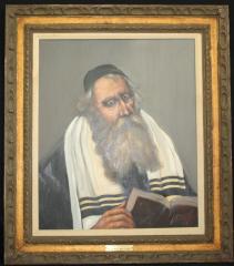Picture of a Rabbi Reading by Louis Spiegel