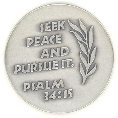 Camp David Summit Medal by the Judaic Heritage Society