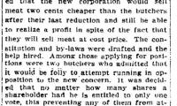 Article Regarding Last Card for Kosher Butchers – 5.29.1910