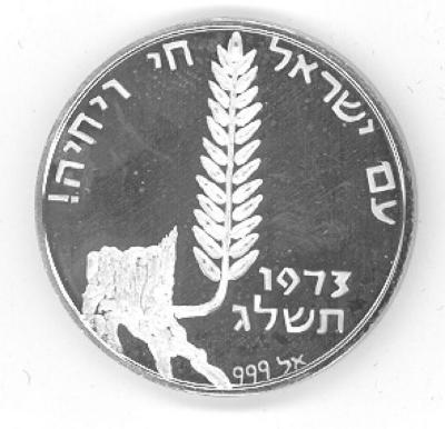 Medal Commemorating Israel’s 25th Anniversary