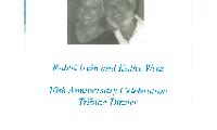 Rabbi Irvin &amp; Kathy Wise 10th Anniversary Celebration Tribute Dinner Booklet, Adath Israel Congregation (Cincinnati, Ohio)