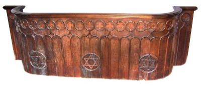 Bench Railing from the Beth Tefillah Synagogue, Cincinnati, Ohio