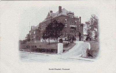 Postcard Depiction of the Jewish Hospital of Cincinnati 1900
