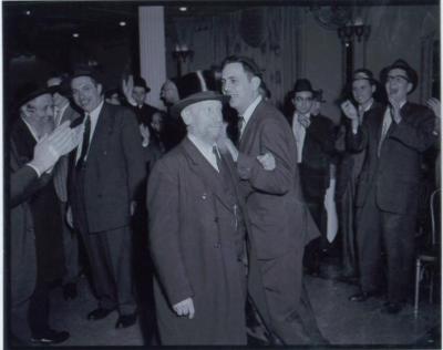 Rabbi Eliezer Silver Dancing at an Unidentified Wedding