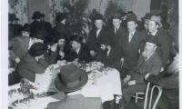 Rabbi Eliezer Silver Seated at an Unidentified Wedding