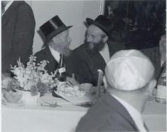 Rabbi Eliezer Silver at an Unidentified Wedding