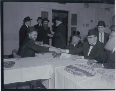 Rabbi Eliezer Silver at an Unidentified Wedding