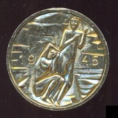 Terezin Vintage Elox Aluminum Medal