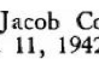 Biography of Rabbi Jacob Einhorn (Rabbi of Cincinnati Beth Jacob Congregation) from 1944 American Jewish Yearbook