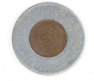 Mt. Sinai Hospital Encased Penny