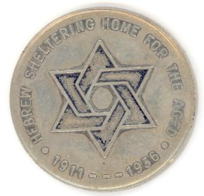 Hebrew Sheltering Home for the Aged Token