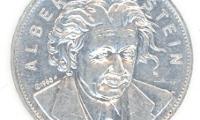 Albert Einstein Coin from Shell’s Famous Facts &amp; Faces Game