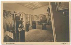 Bezalel Postcard Showing the Sales Room, The Nordau Hall