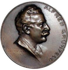 Alfred Grunfeld 70th Birthday Medal