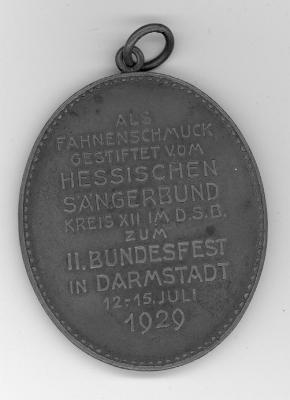 Arnold Mendelssohn “Lost Composer” “Frankfurt School of Composition” Medallion