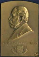 Alfred Pollak R. von Rudin Plaque