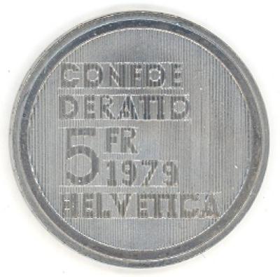 Albert Einstein Swiss 5 Franks Coin