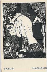 E. M. Lilien Postcard “DAS STILLE LIED” (“The Silent Song”)