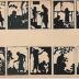 Postcard of 10 Silhouette Drawings by M. Gur Arie