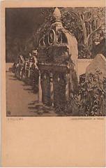 E. M. Lilien Postcard “Judenfriedhof in Prag” (“Jewish Cemetery in Prague”)