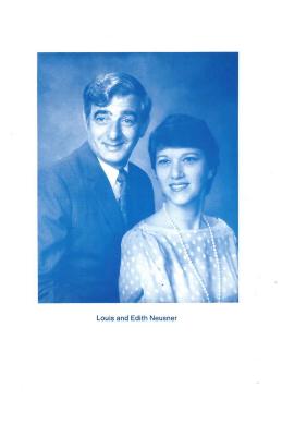 Israel Bonds 1983 Dinner Invitation Honoring Louis & Edith Neusner
