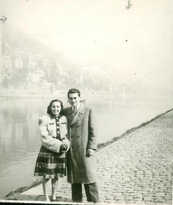 Anna and Paul Ornstein in Heidelberg