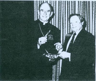 Rabbi Herman Schaalman and Cardinal Bernadin