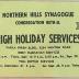 Northern Hills  Synagogue (Beth El) High Holiday Services Announcement Articles 1962 - 1968 (Cincinnati, OH)
