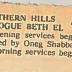 Newspaper Articles Concerning Services held at Northern Hills Synagogue (Cincinnati, OH)