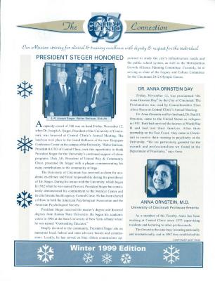 "Dr. Anna Ornstein Day" - notice published in Central Clinic's newsletter