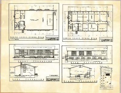 Building Plans for Northern Hills Synagogue Facilities 1963 ( Cincinnati, OH) 