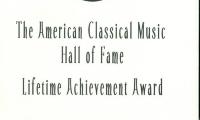 The American Classical Music Hall of Fame - Lifetime Achievement Award