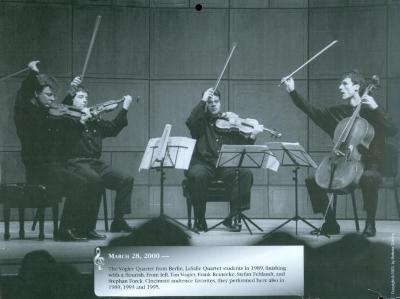 Photographs from a calendar - Cincinnati Chamber Music Society