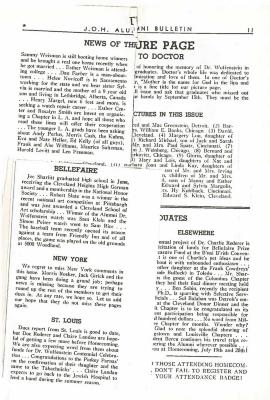 N.O.H. Alumni Bulletin July 1941